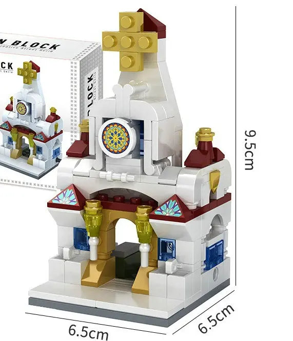 Mini City Street Snack Shop Blocks – Compatible Building Set