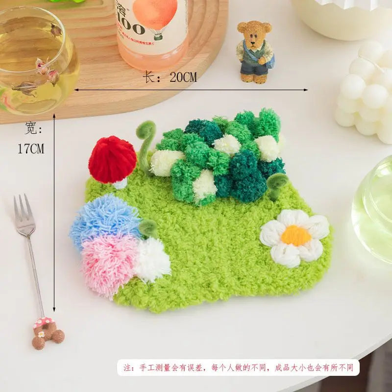 Latch Hook Coaster Kit – DIY Yarn Craft for Adults & Beginners
