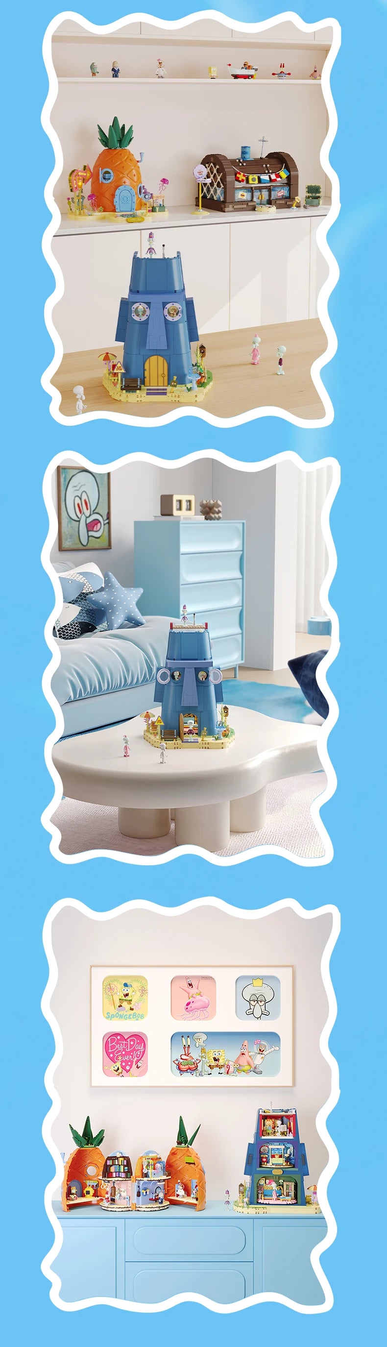 Krusty Krab Building Blocks – Cartoon Restaurant Model Set