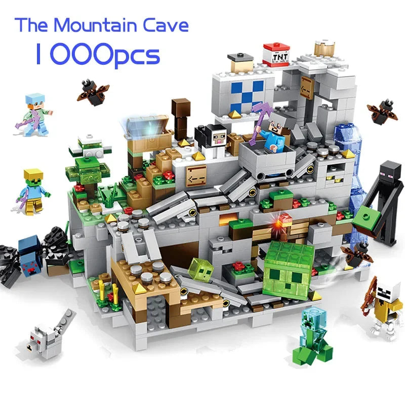1315PCS Mountain Cave Building Blocks