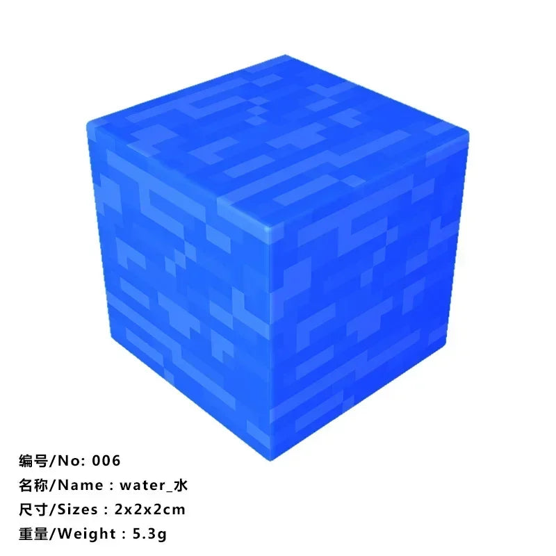 5pcs Magnetic Cube Blocks – Minecraft-Inspired Puzzle Toy Set