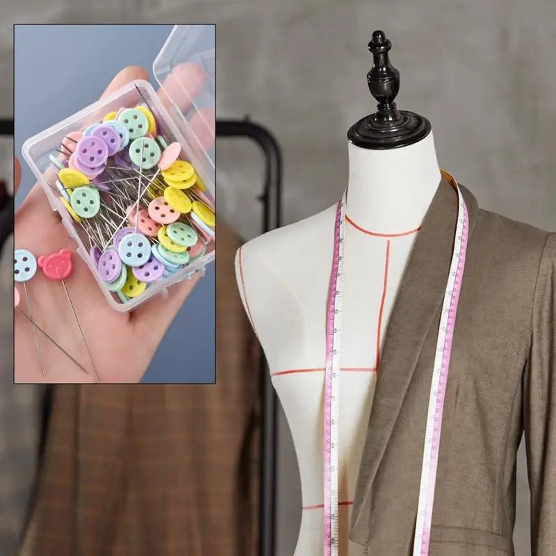 50/100pcs Patchwork Pins – Sewing & Quilting Tools