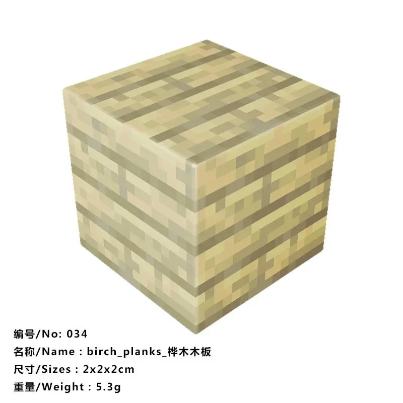 5pcs Magnetic Cube Blocks – Minecraft-Inspired Puzzle Toy Set