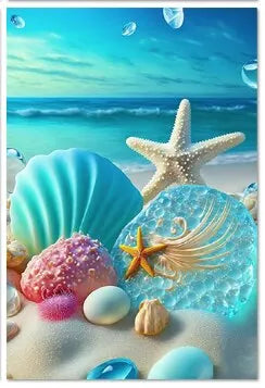 Starfish 5D Diamond Painting – Fantasy Seaside Mosaic Kit
