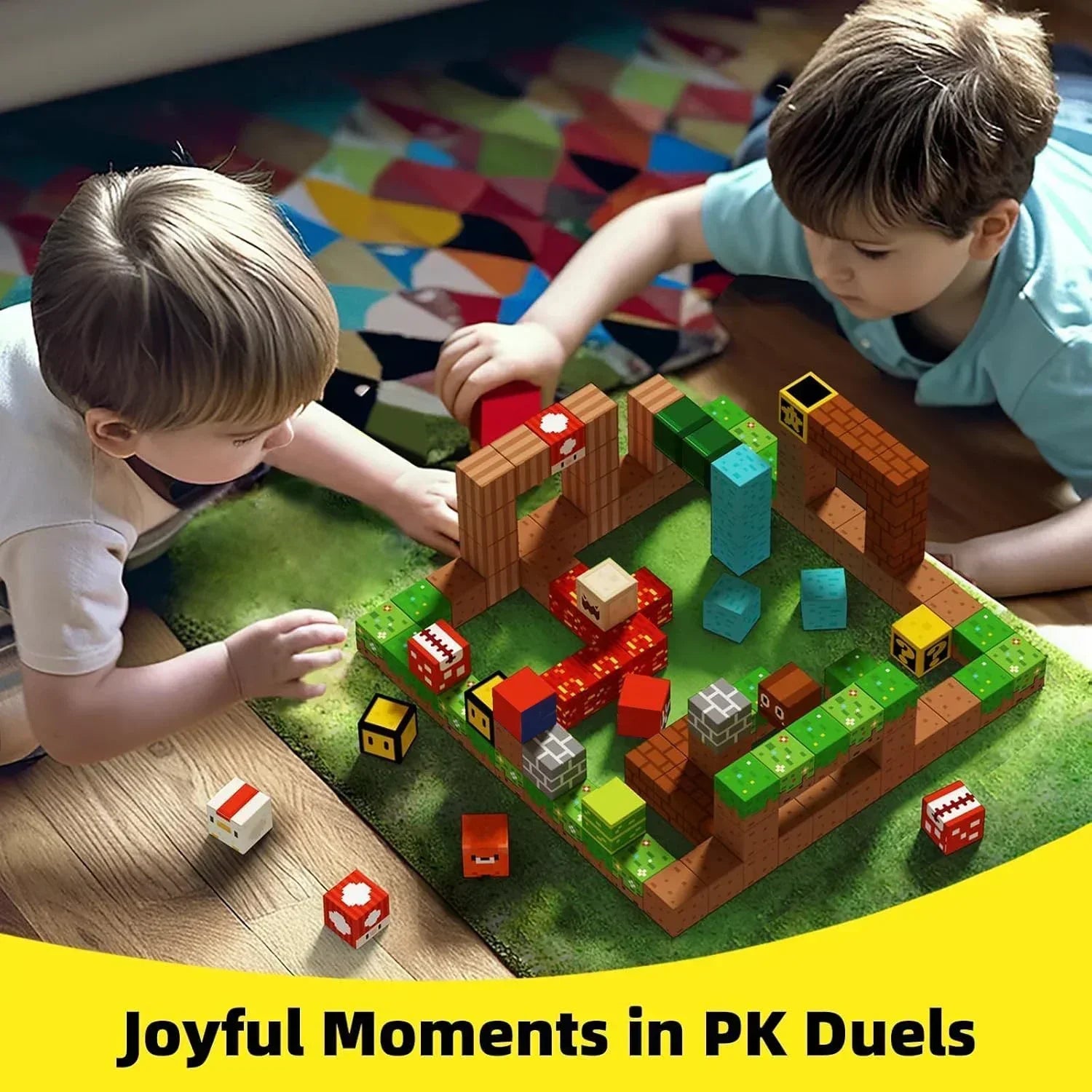 Magnetic Building Block Cube Set – STEM Toy for Kids 3+