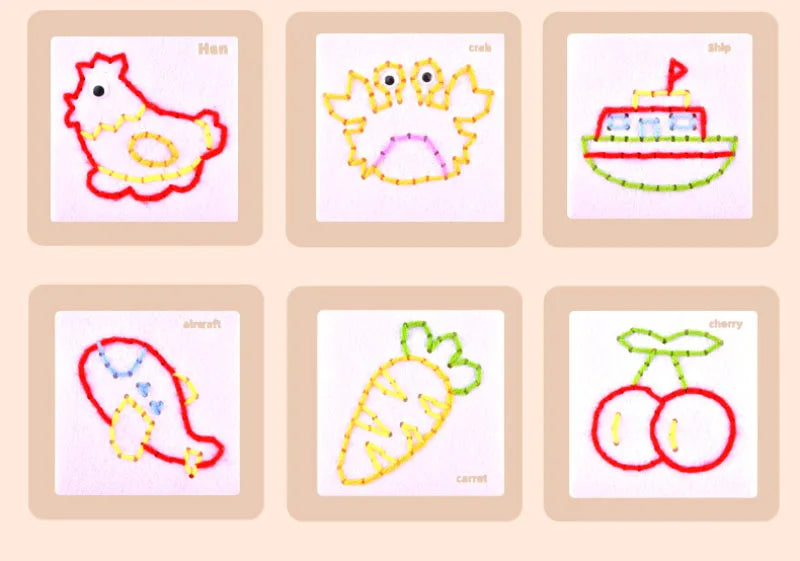 Children’s DIY Sewing Kit – Educational Felt Animal Craft Set