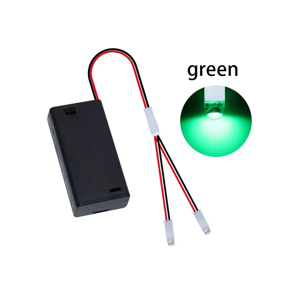 LED Mini Night Light – Battery-Powered DIY Model Lamp