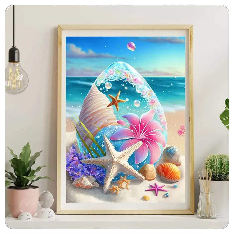 Starfish 5D Diamond Painting – Fantasy Seaside Mosaic Kit