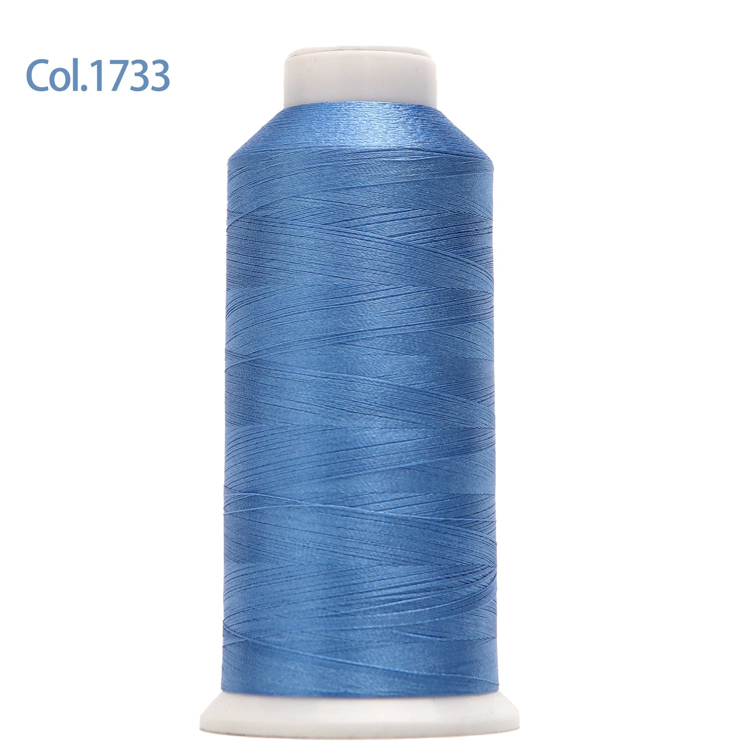 80-Color Polyester Embroidery Thread – 4000m Big Rolls