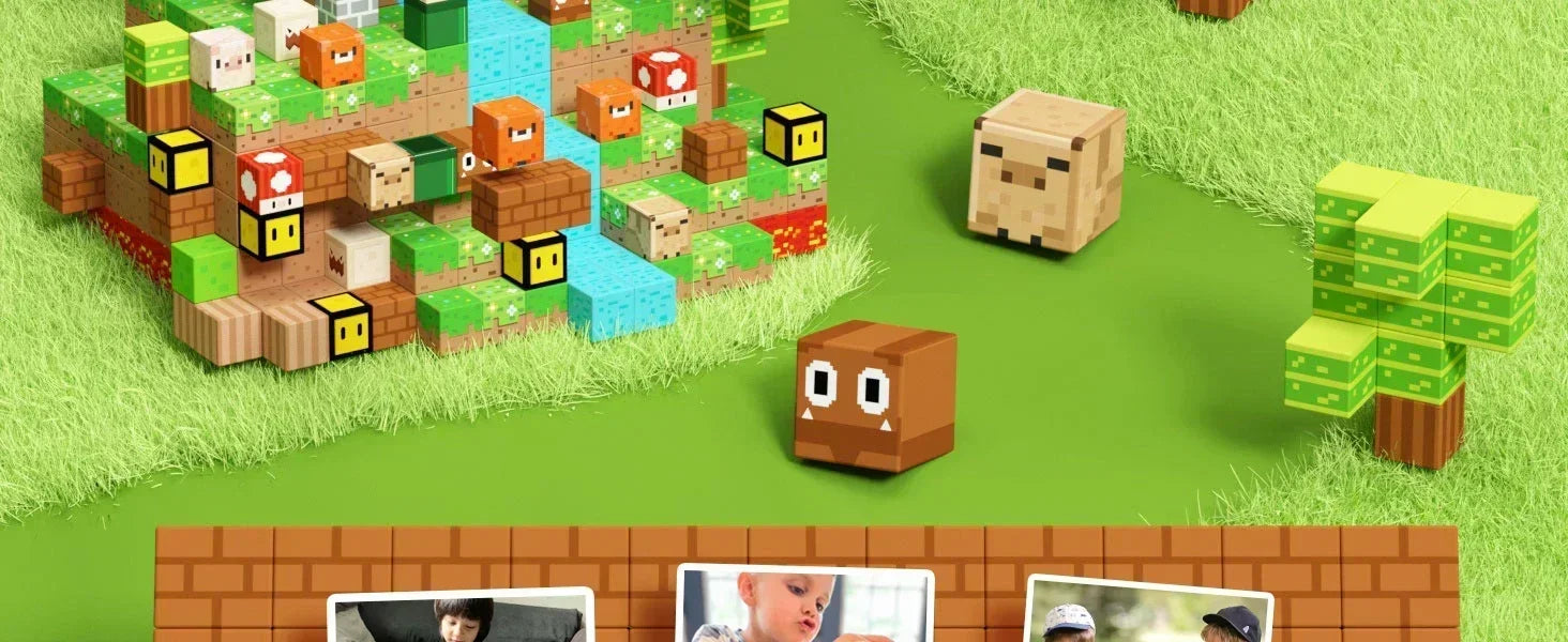 Magnetic Building Block Cube Set – STEM Toy for Kids 3+