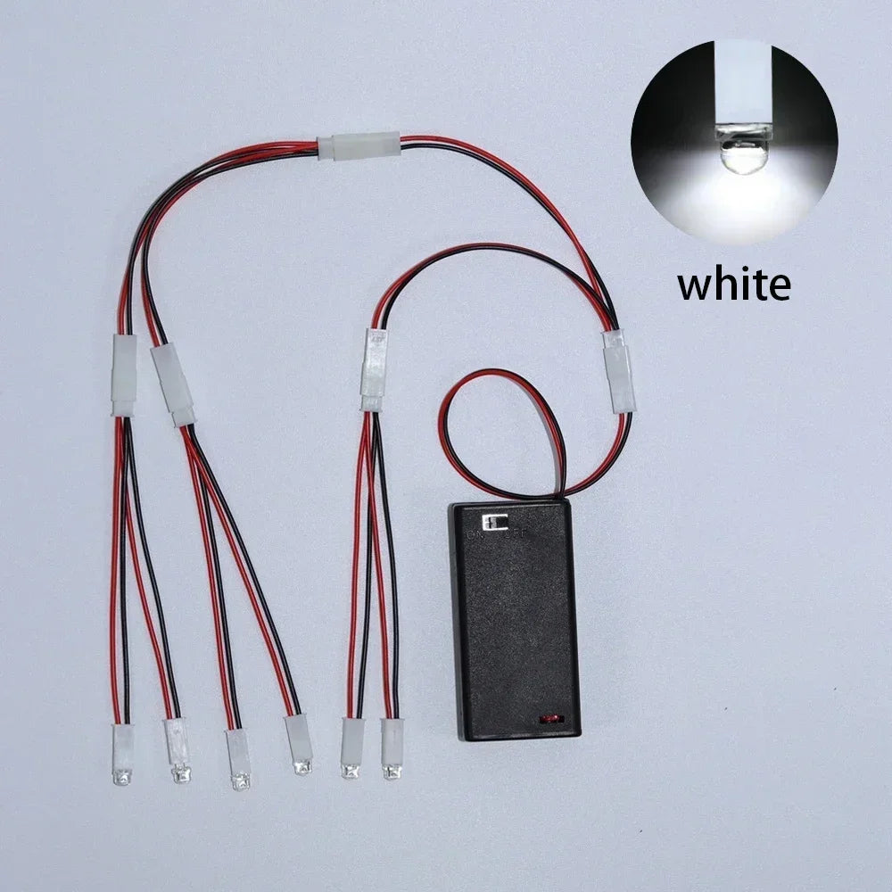 LED Mini Night Light – Battery-Powered DIY Model Lamp