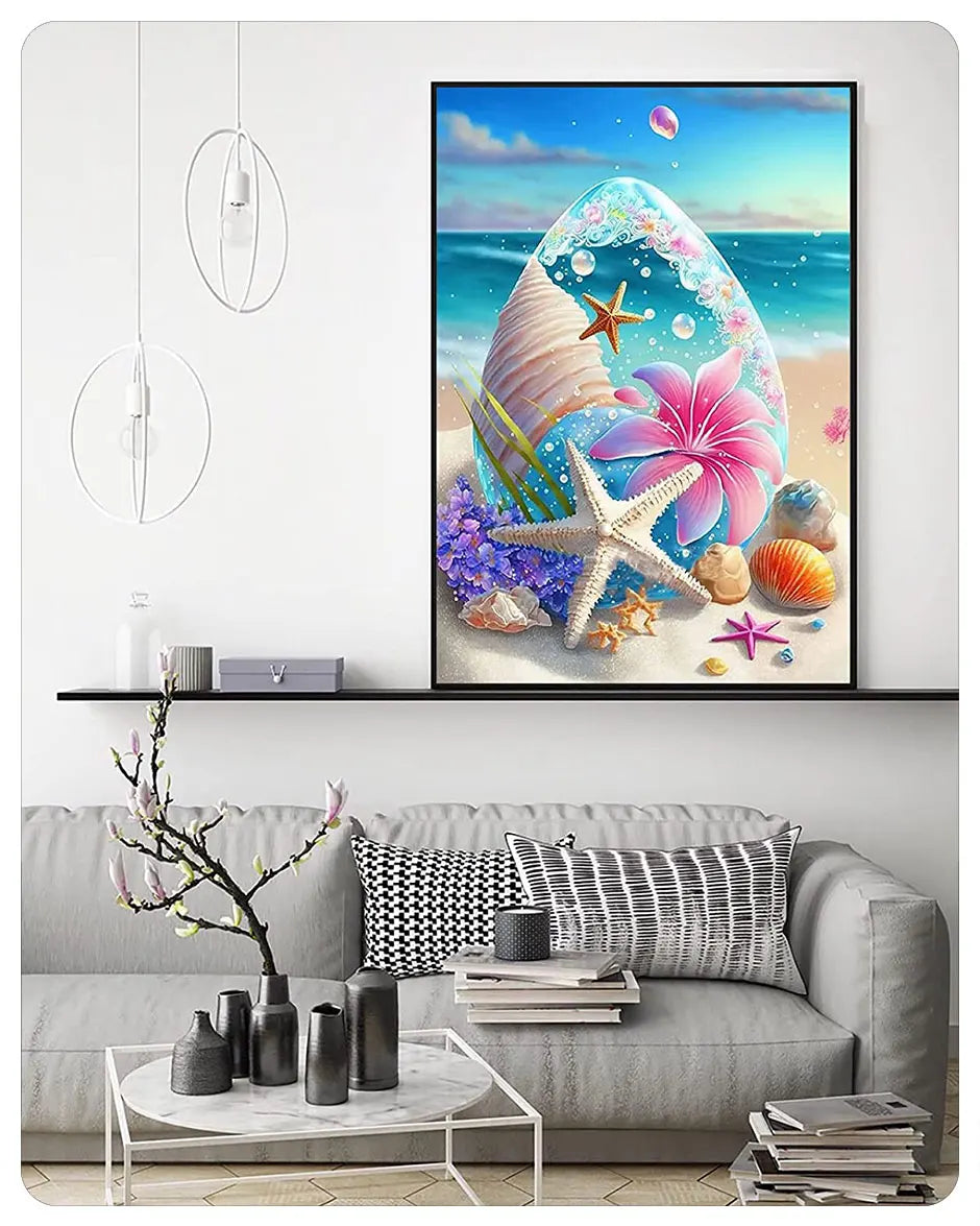 Starfish 5D Diamond Painting – Fantasy Seaside Mosaic Kit