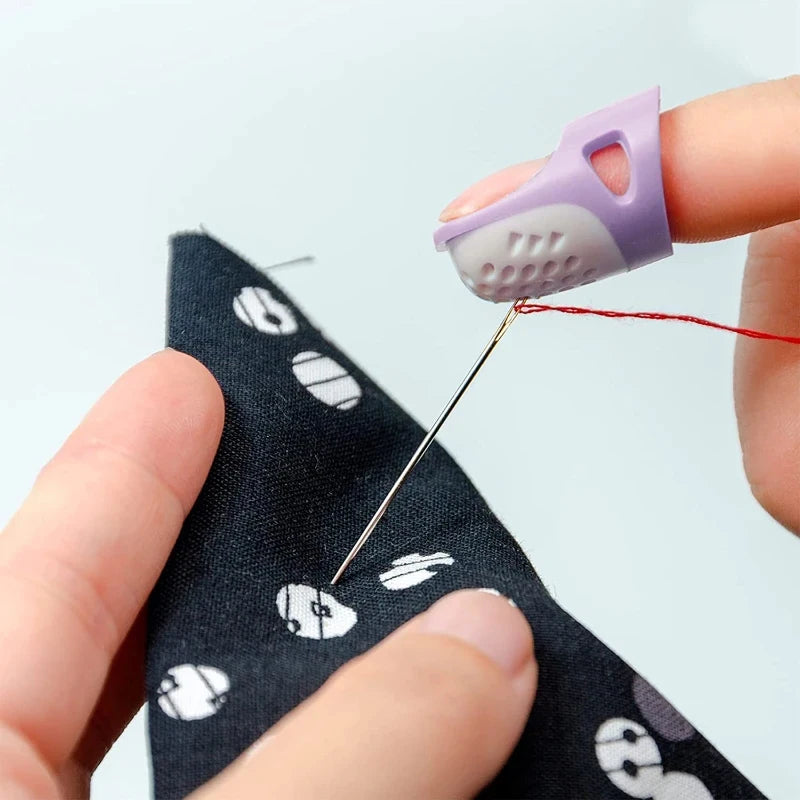Silicone Thimble Finger Protectors – Anti-Slip Sewing Covers