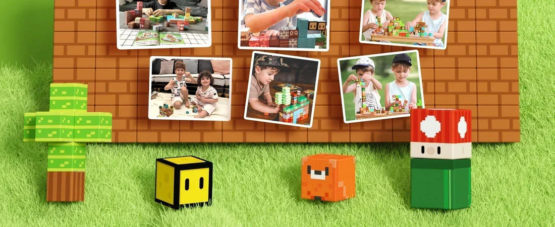 Magnetic Building Block Cube Set – STEM Toy for Kids 3+