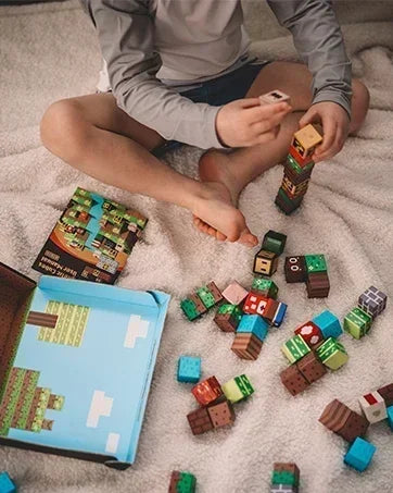 Magnetic Building Block Cube Set – STEM Toy for Kids 3+