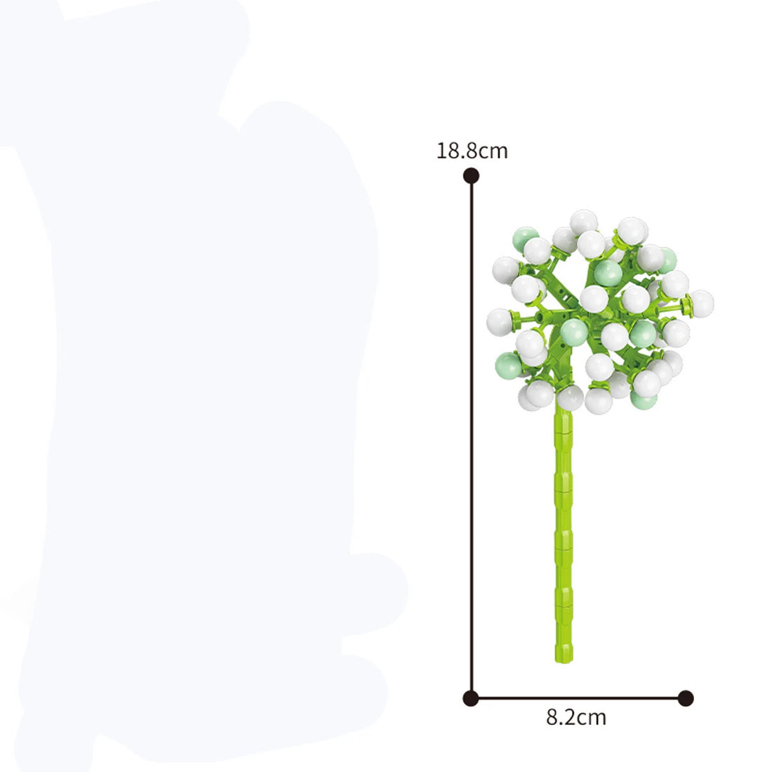 13 Styles Flower Building Blocks – DIY Rose & Tulip Home Ornaments
