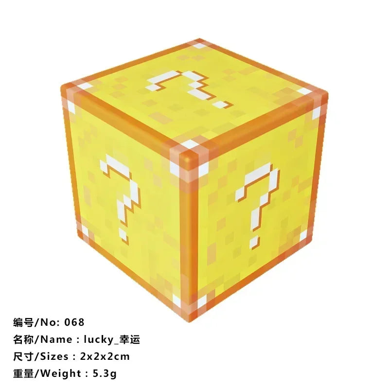 5pcs Magnetic Cube Blocks – Minecraft-Inspired Puzzle Toy Set