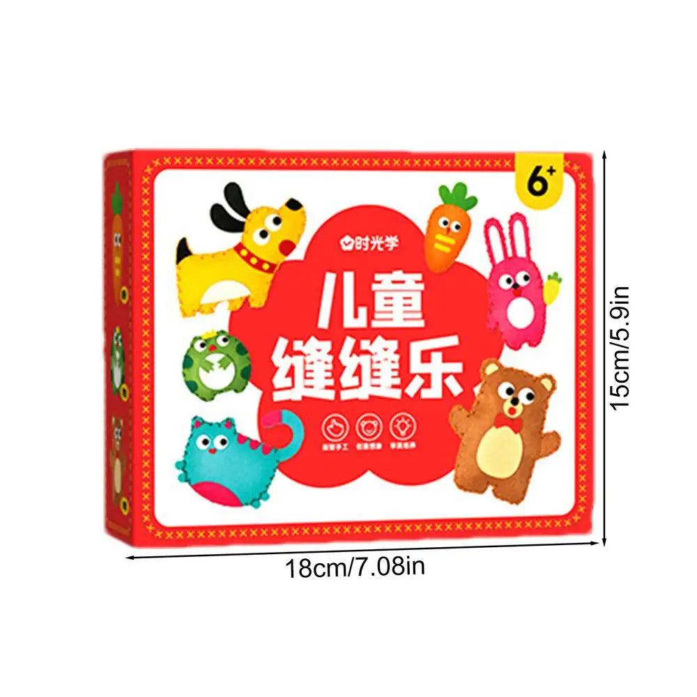 Children’s DIY Sewing Kit – Educational Felt Animal Craft Set