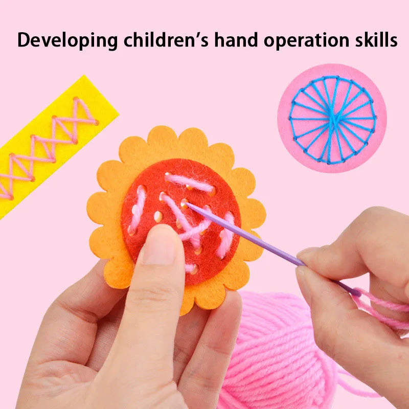 Children’s DIY Sewing Kit – Educational Felt Animal Craft Set