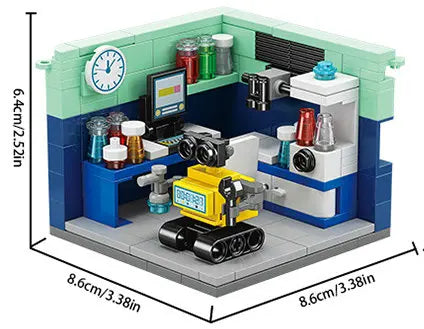 Mini City Street Snack Shop Blocks – Compatible Building Set