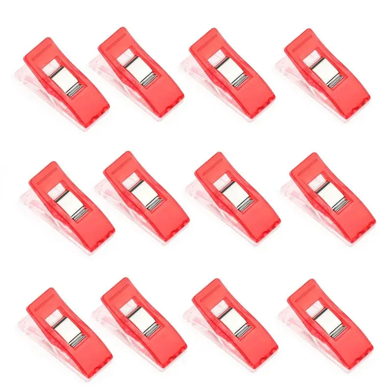 10-50pcs Multipurpose Sewing Clips – Plastic Craft & Quilting Clamps