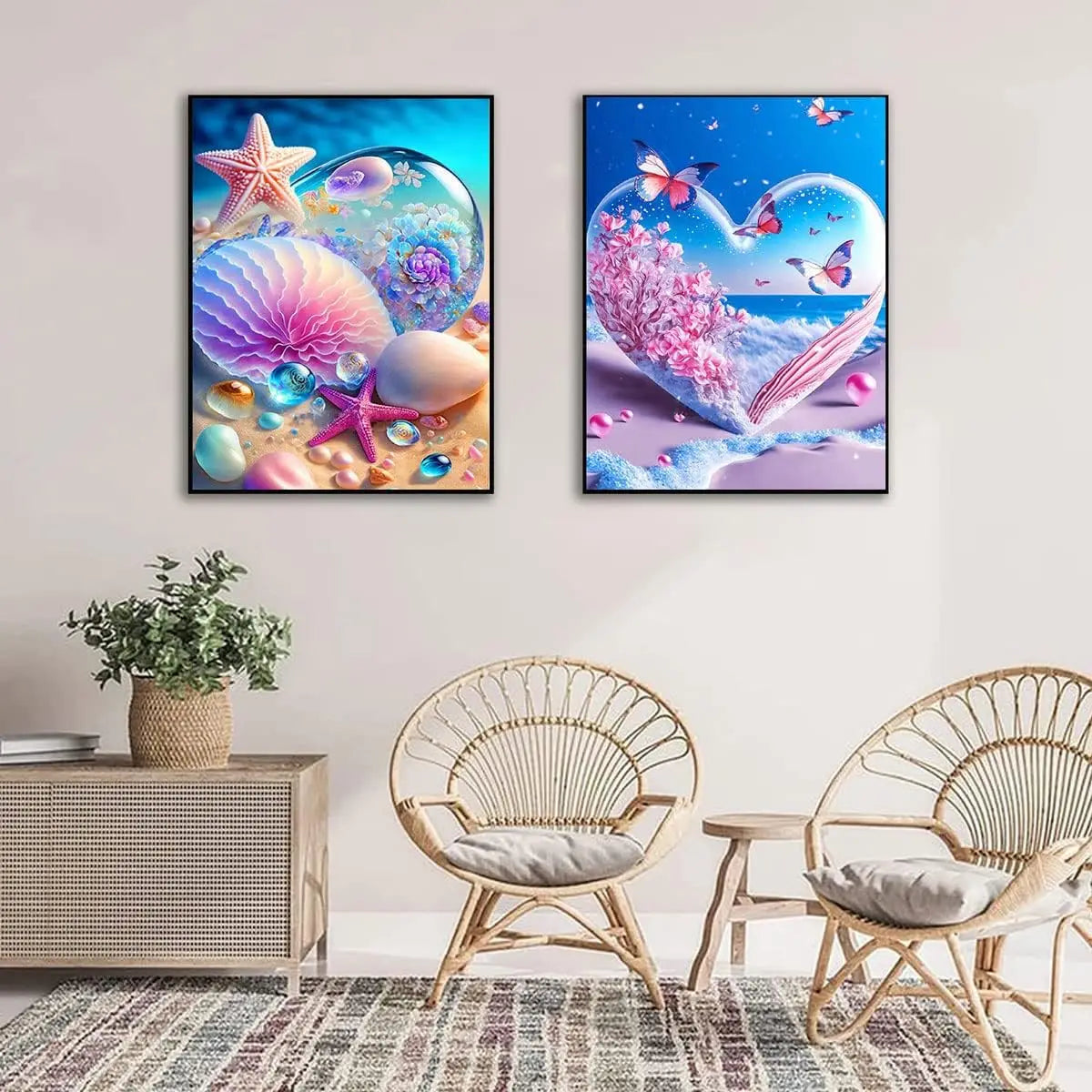 Starfish 5D Diamond Painting – Fantasy Seaside Mosaic Kit
