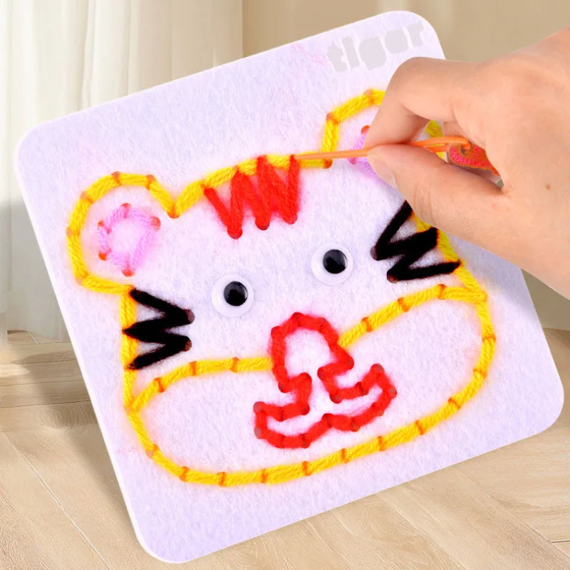 Children’s DIY Sewing Kit – Educational Felt Animal Craft Set