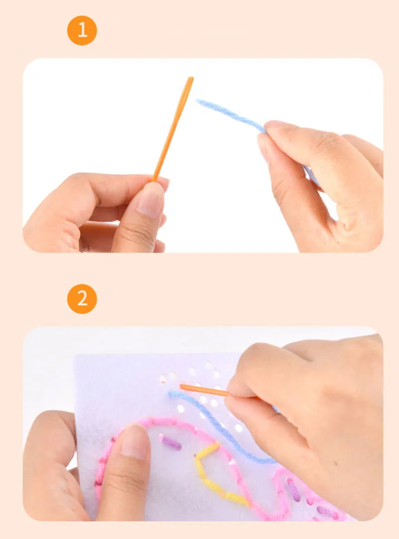 Children’s DIY Sewing Kit – Educational Felt Animal Craft Set