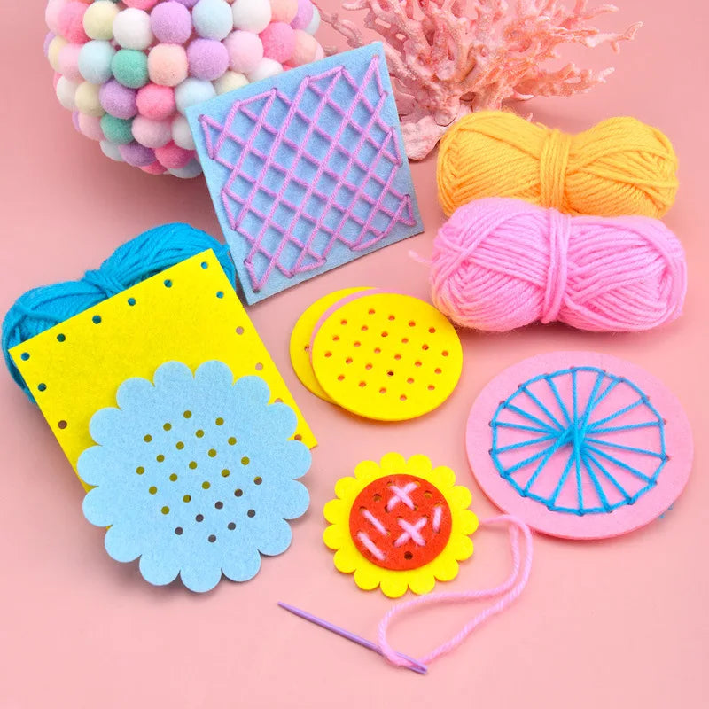 Children’s DIY Sewing Kit – Educational Felt Animal Craft Set