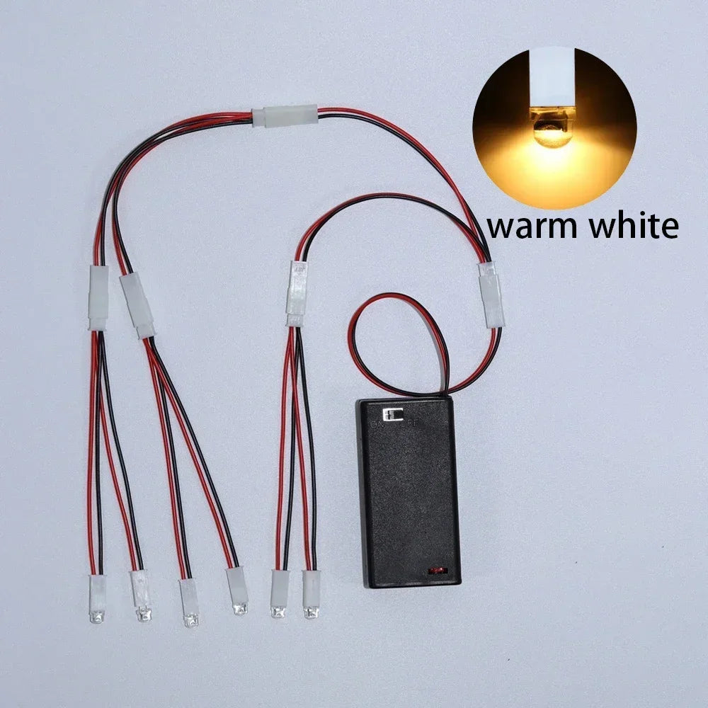 LED Mini Night Light – Battery-Powered DIY Model Lamp