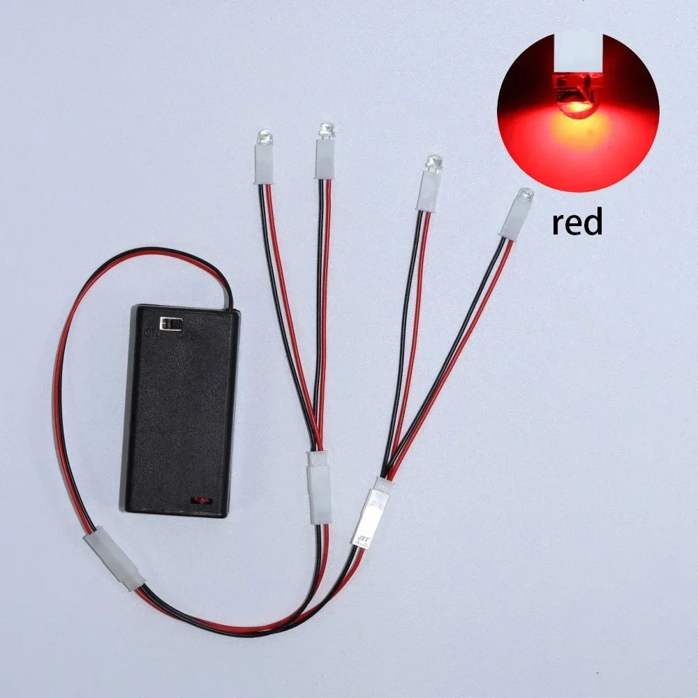 LED Mini Night Light – Battery-Powered DIY Model Lamp