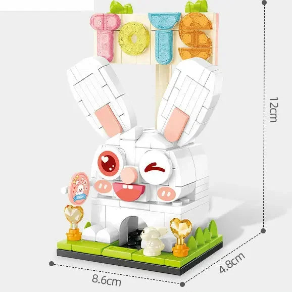 Mini City Street Snack Shop Blocks – Compatible Building Set