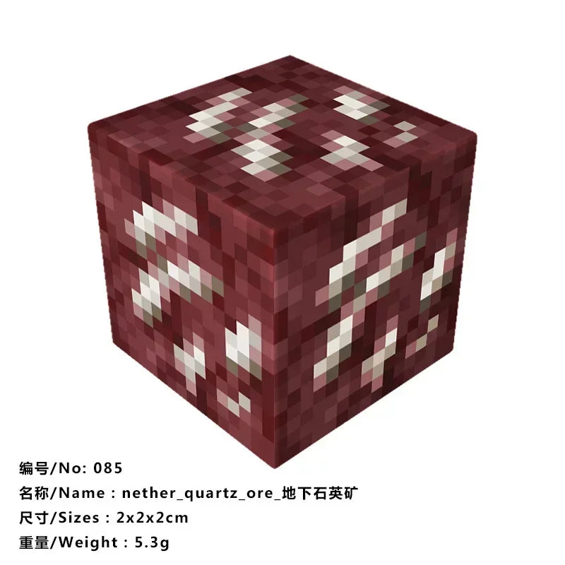 5pcs Magnetic Cube Blocks – Minecraft-Inspired Puzzle Toy Set