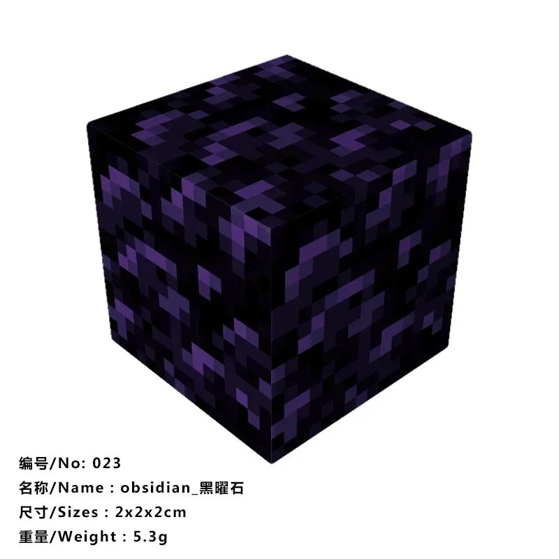 5pcs Magnetic Cube Blocks – Minecraft-Inspired Puzzle Toy Set