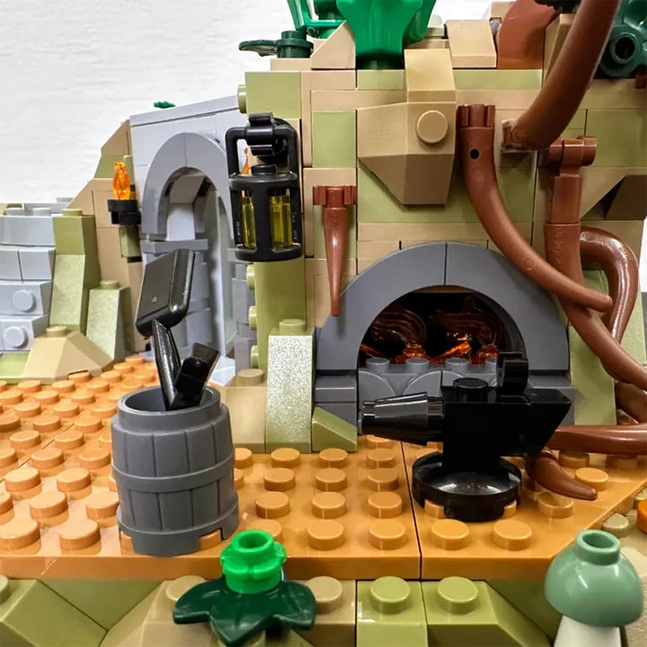 6167PCS Valley Castle Building Blocks – MOC Street Series Model Set