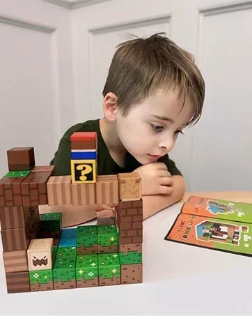 Magnetic Building Block Cube Set – STEM Toy for Kids 3+