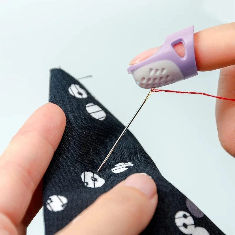 Silicone Thimble Finger Protectors – Anti-Slip Sewing Covers