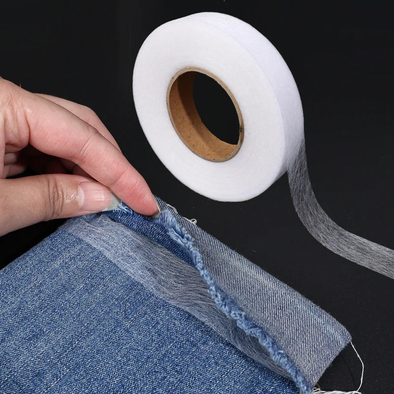 60M Iron-On Hem Tape – Self-Adhesive for Pants & Clothing