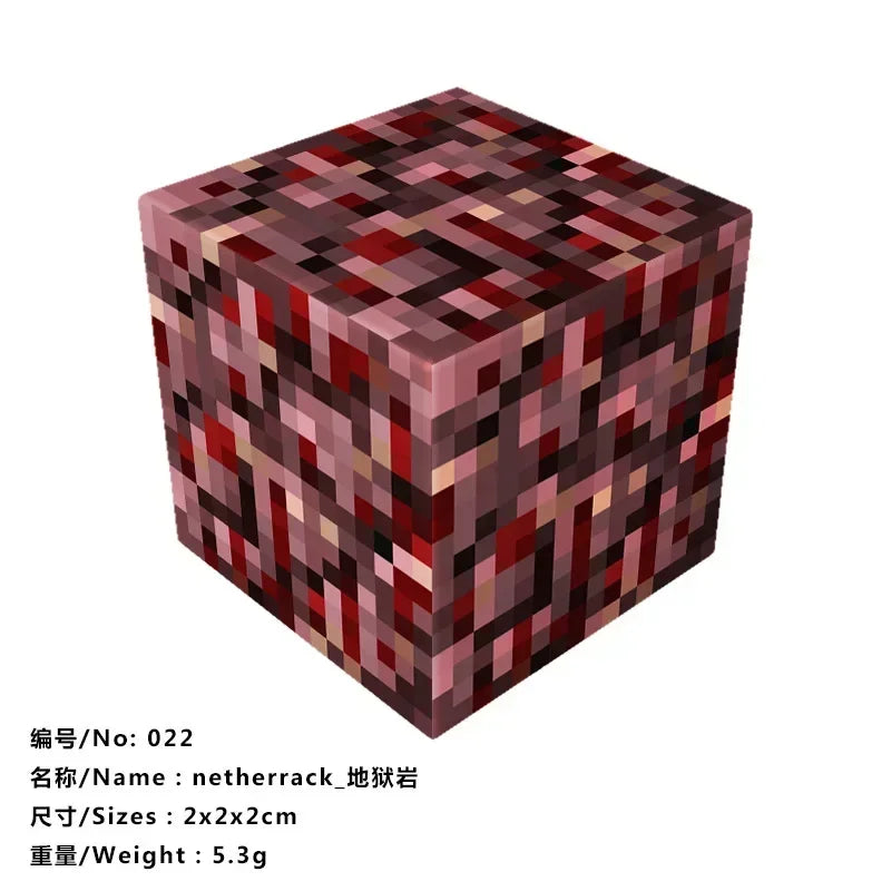 5pcs Magnetic Cube Blocks – Minecraft-Inspired Puzzle Toy Set