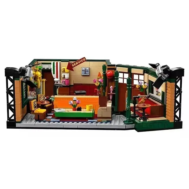 Friends Apartment Building Blocks – 1070pcs Central Perk Set with Figures