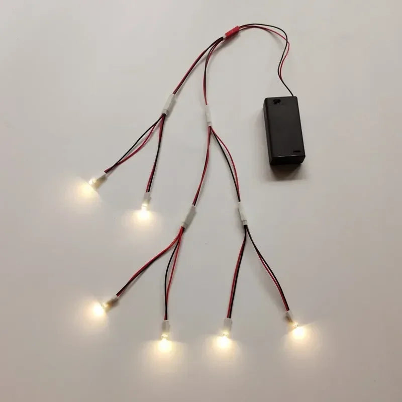 LED Mini Night Light – Battery-Powered DIY Model Lamp