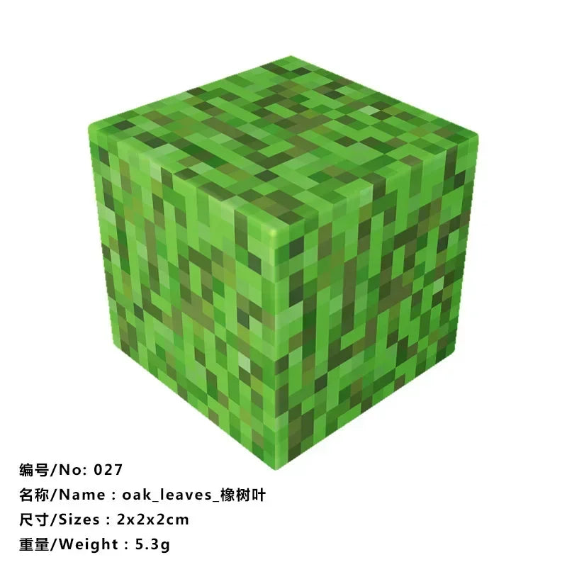 5pcs Magnetic Cube Blocks – Minecraft-Inspired Puzzle Toy Set