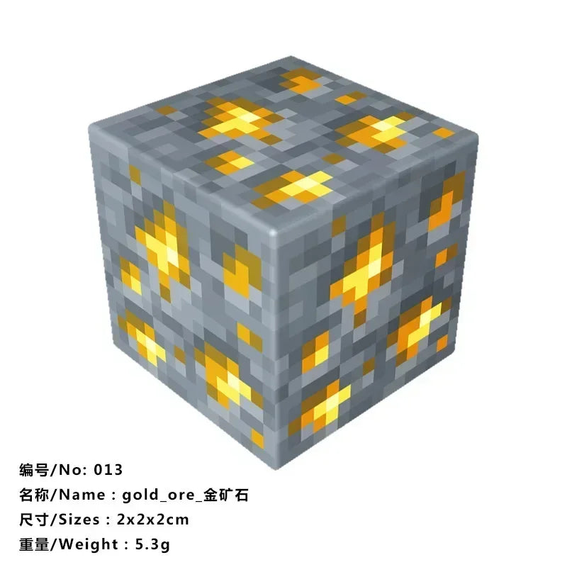 5pcs Magnetic Cube Blocks – Minecraft-Inspired Puzzle Toy Set