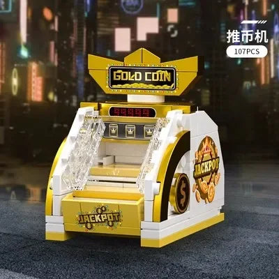 Mini City Street Snack Shop Blocks – Compatible Building Set