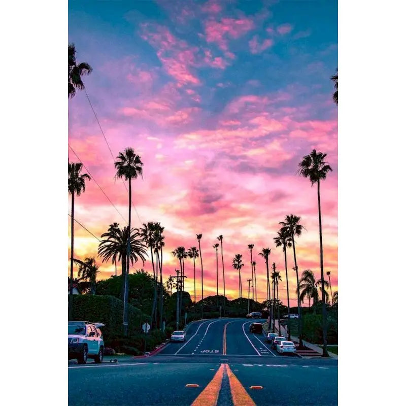 City Landscape Paint by Numbers – Framed DIY Canvas Art Kit for Adults