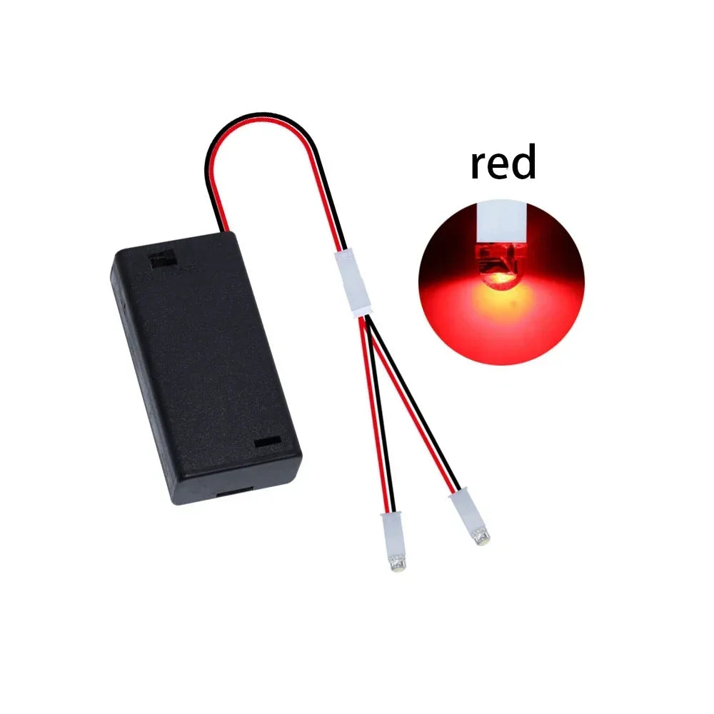 LED Mini Night Light – Battery-Powered DIY Model Lamp