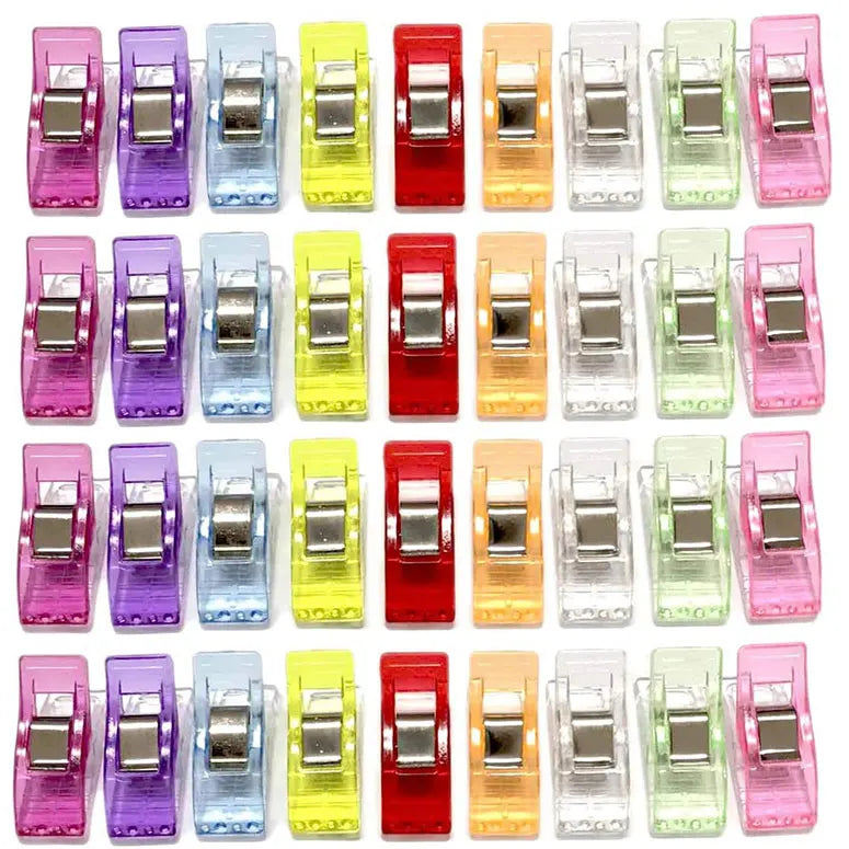 10-50pcs Multipurpose Sewing Clips – Plastic Craft & Quilting Clamps