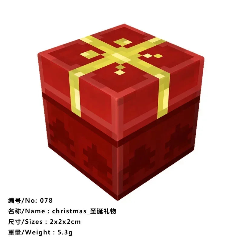 5pcs Magnetic Cube Blocks – Minecraft-Inspired Puzzle Toy Set