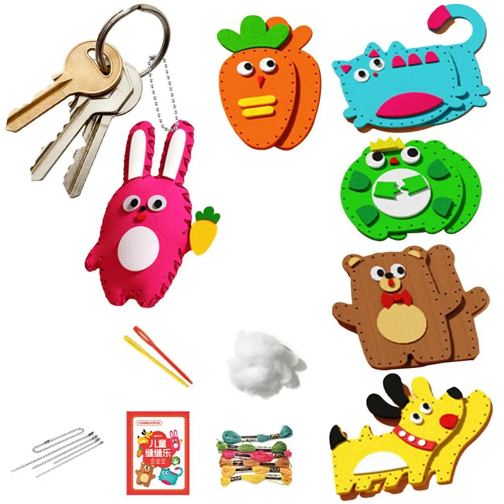 Children’s DIY Sewing Kit – Educational Felt Animal Craft Set