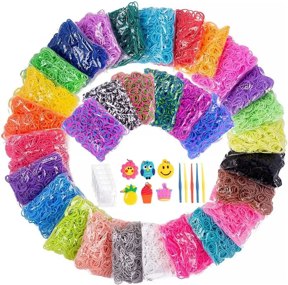 600pcs Loom Rubber Band Refill Kit – 31 Color Bracelet Making Set